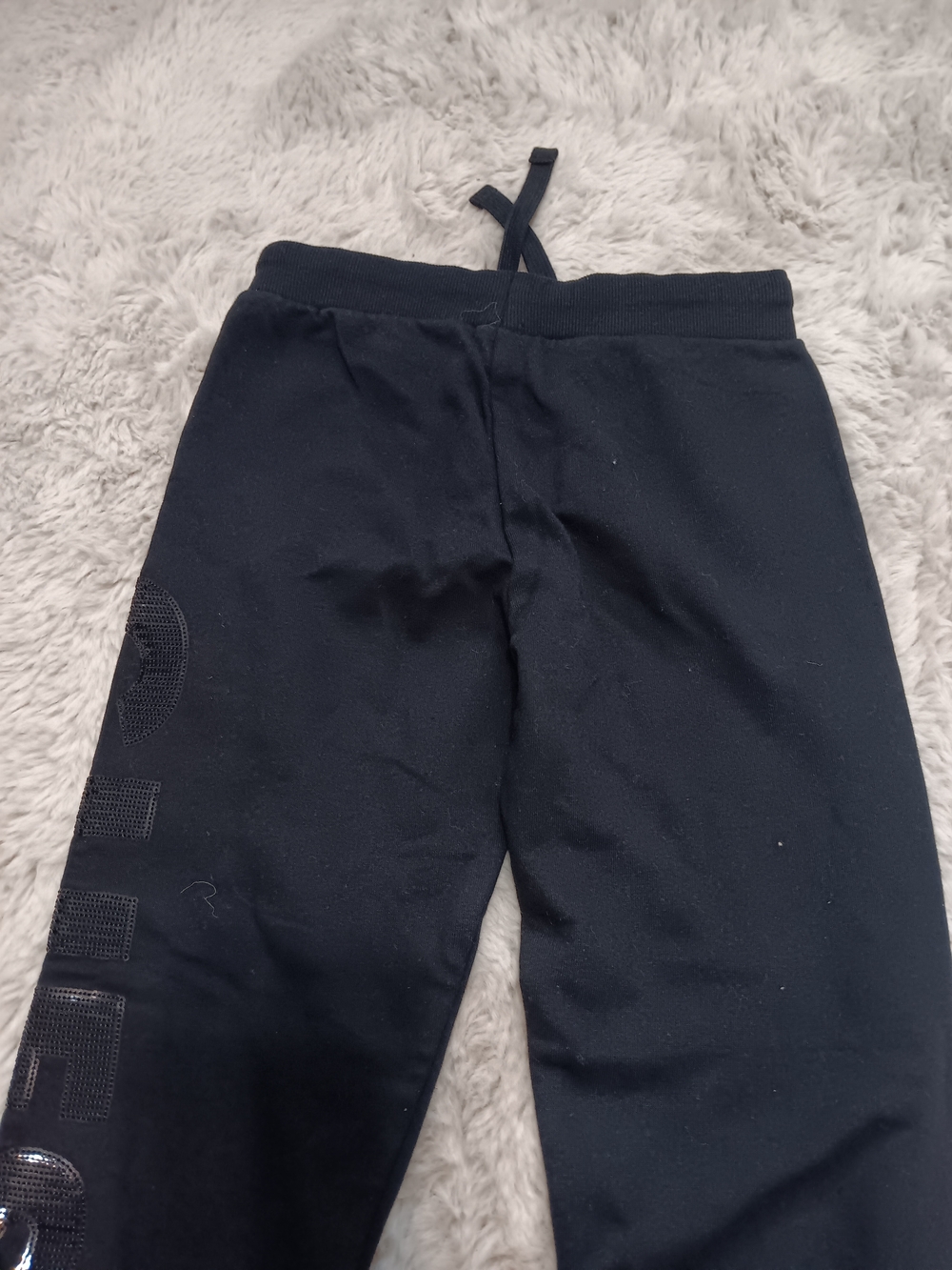 Guess Black Kids Joggers with Subtle Side Logo